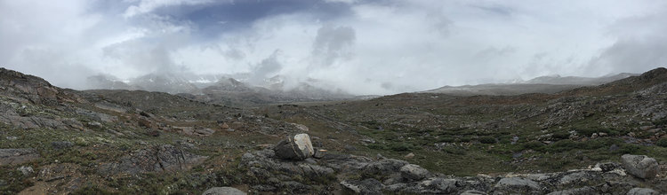 Snow clad Glacier Divide!