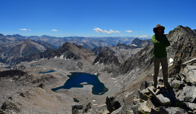 Now that's a view... Black Divide Crossing! Enjoy the Palisades and so much more. We'd be traversing and travelling on the next section.