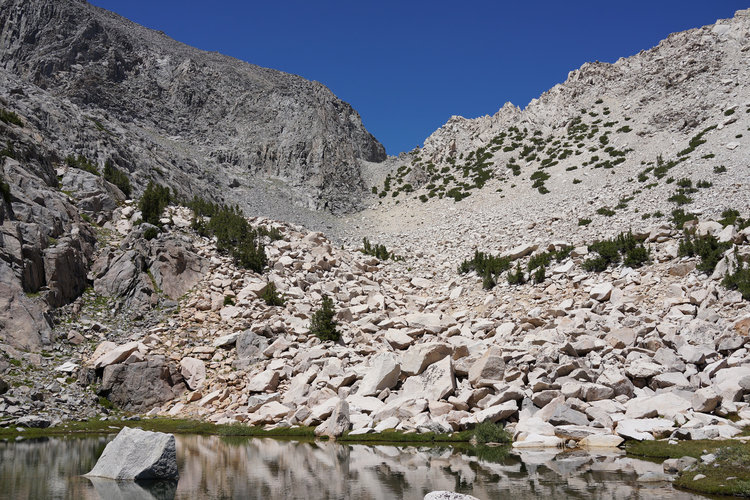 The annoying slog up Contact Pass in the hot midday sun of a July day. <br />@ Rogue Photonic