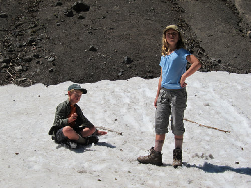Snow, source of snowball fight, slush, and grandpa's daiquiri