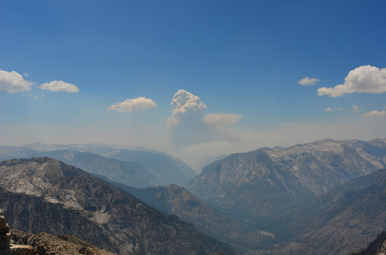 The epic plume from the Rough Fire.