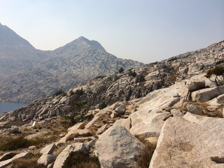 The way to Rohn Pass