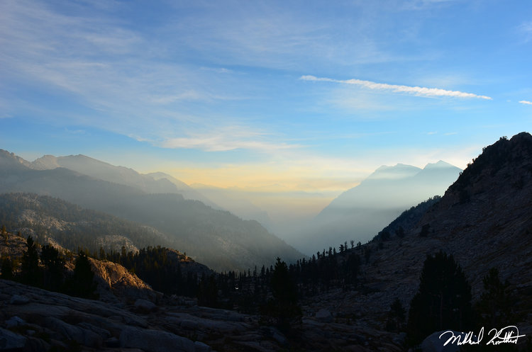 Really beautiful morning light on what turned out to be the last night in the back-country for me.