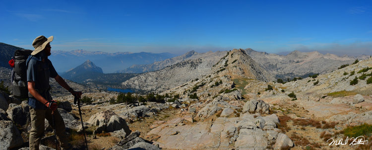 Mungoat Pass had a fine view.. even though the smoke was in full force.