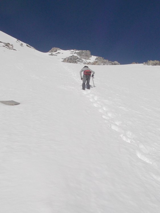 Up to the saddle