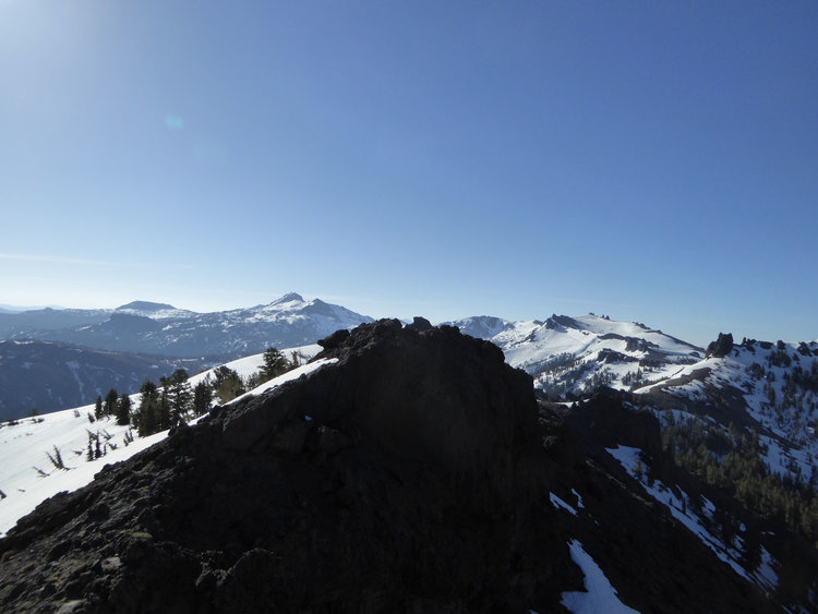the ridge line with the last peak elephants back on far left