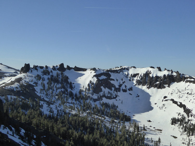 Thunder mountain east and west ridgeline