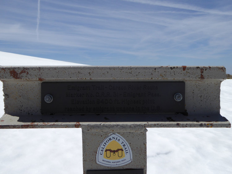 Emigrant trail marker