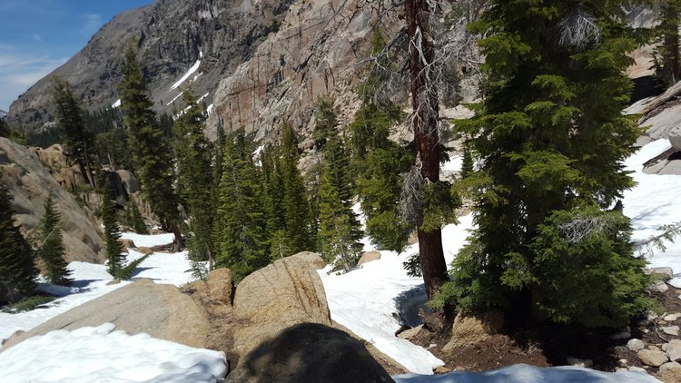trail above Sheep Camp