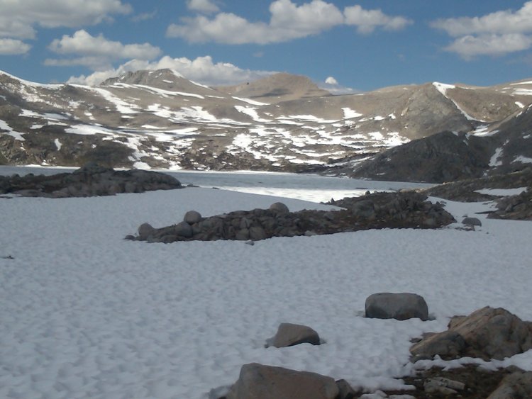 Approaching Desolation Lake from the south