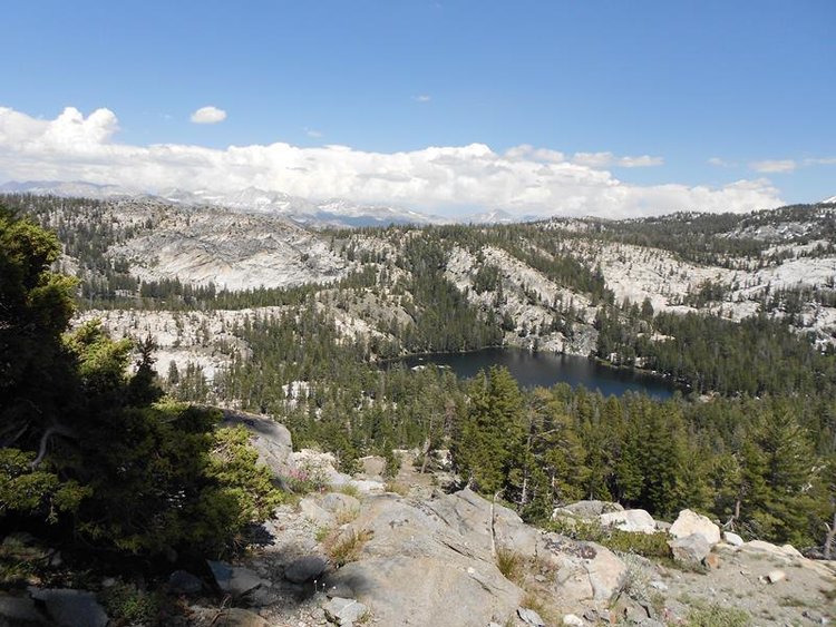 Lake 1 from Ten Lakes pass looking north