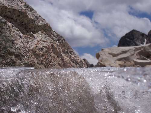 Under the ice fingers