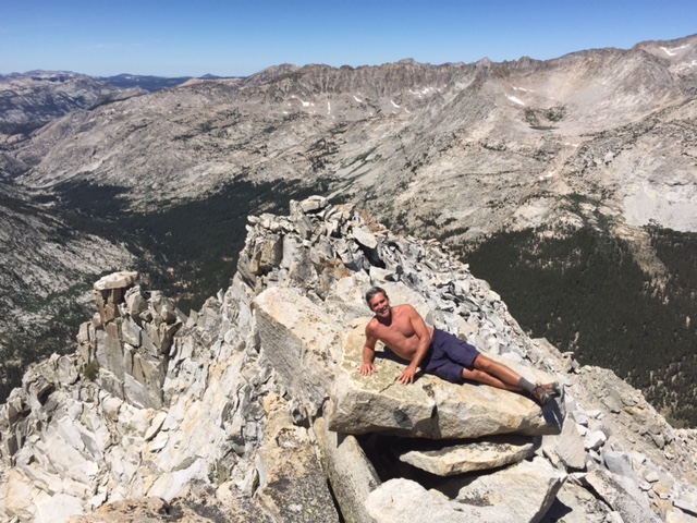 My buddy Jordan chillaxin on top of Pilot Knob. GREAT views all around. One of the best pano views in the Sierras that I've seen.