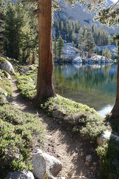 Trail beside Lower Ottoway