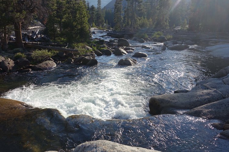 Cascade near our camp