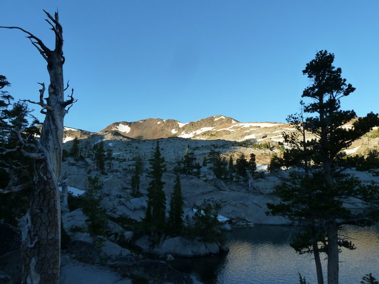 Fontanillis in the morning with Dicks Peak in the background