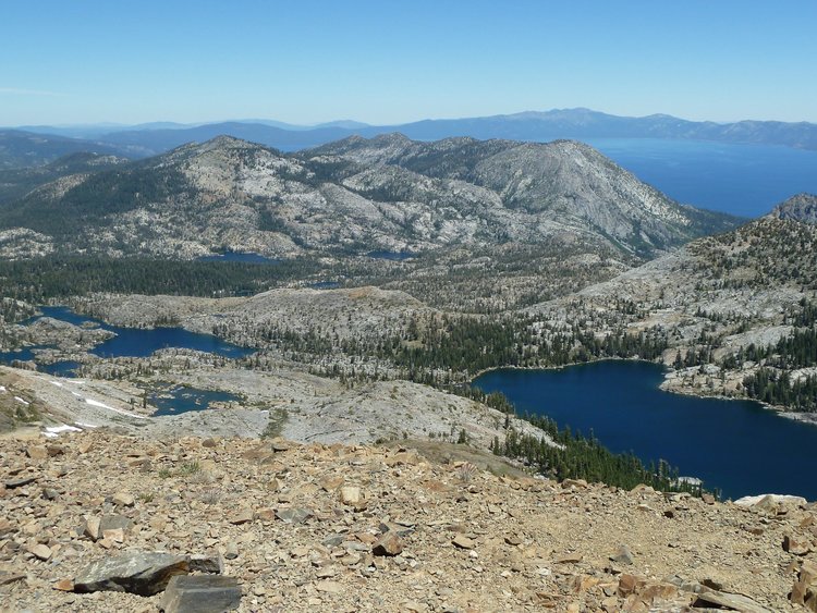 Dicks, Fontanillis, and the Velma's from atop Dicks Peak