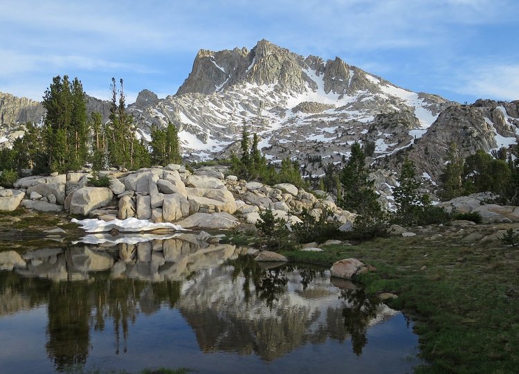 Pond we camped near on ridges above Lake of the Lone Indian