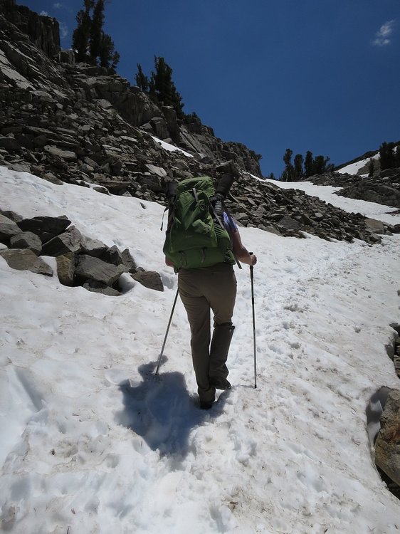 Headed to Duct Lake Pass