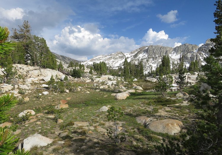 Above Lake of the Lone Indian