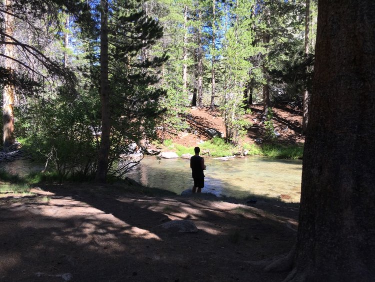 E fishing at Cienega Mirth