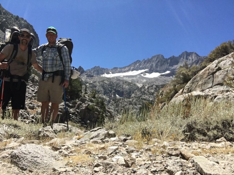 Eric and I just past switchbacks