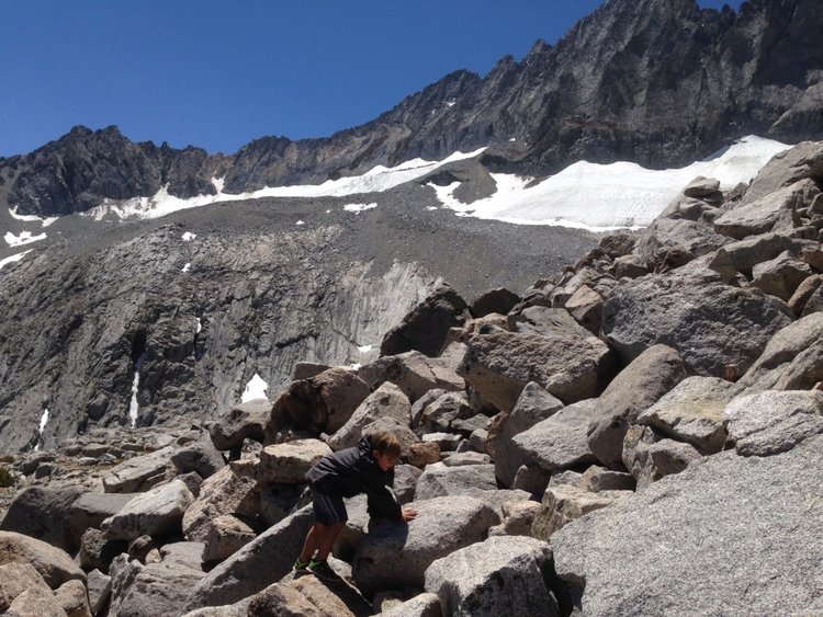 Kain on boulders