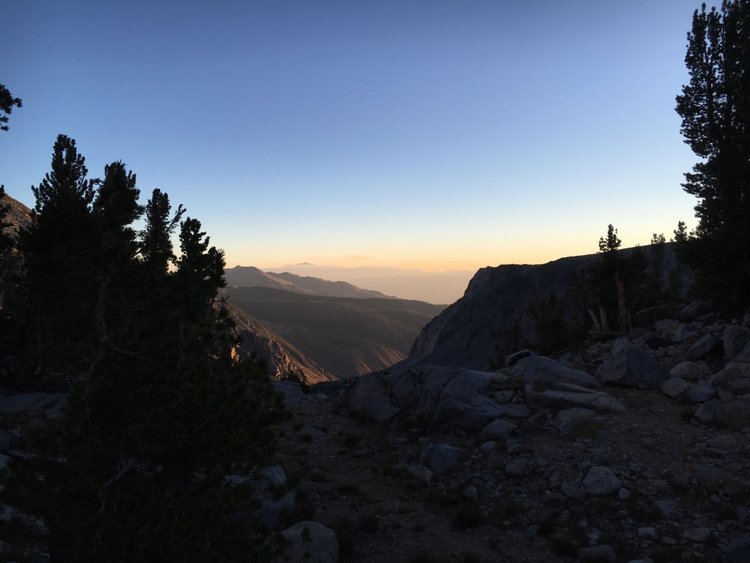 Sunset over Owens Valley / White Mountains