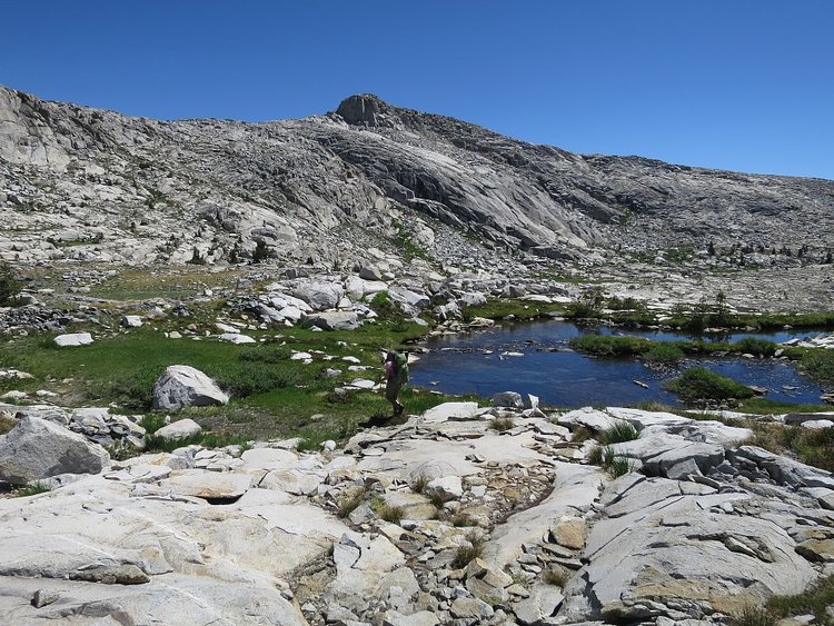 Heading down Long Creek