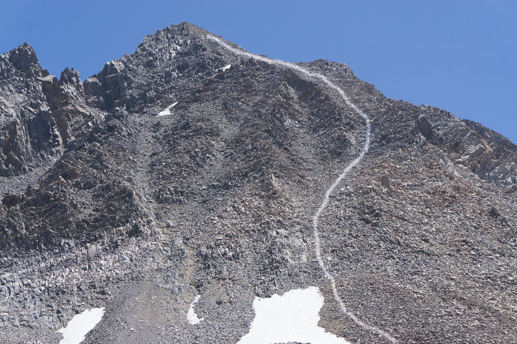 My route up Agassiz