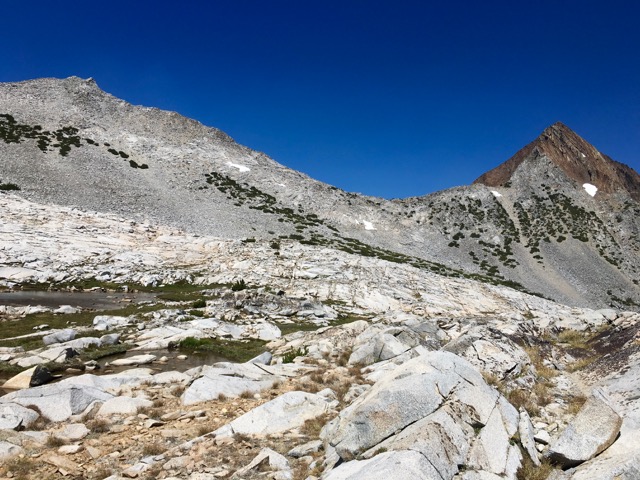 Stanton Pass from south.