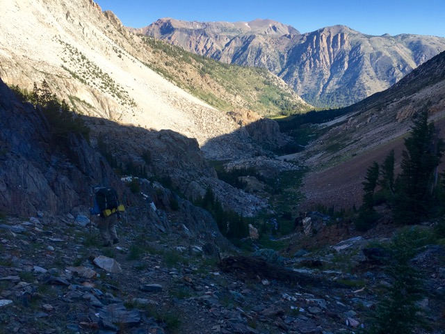 Heading down Horse Creek