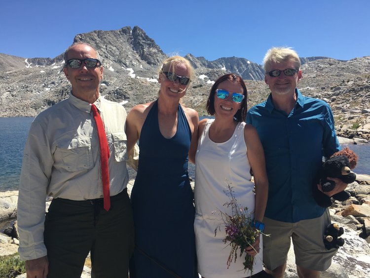 I wasn't joking about the tie, dresses, ... and we even had ring bear-ers!