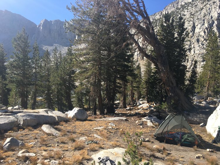 Campsite Lake Basin Lake 10,632