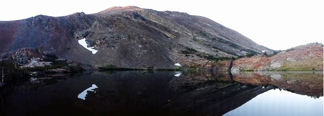 morning reflection at Upper Sardine Lake