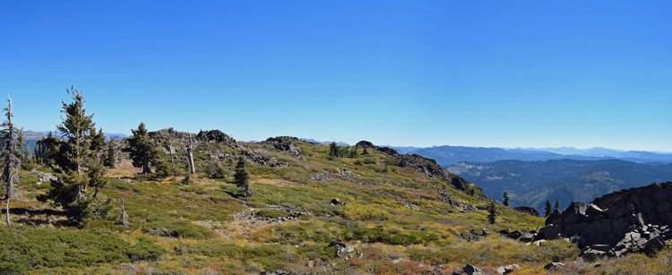 Summit plateau