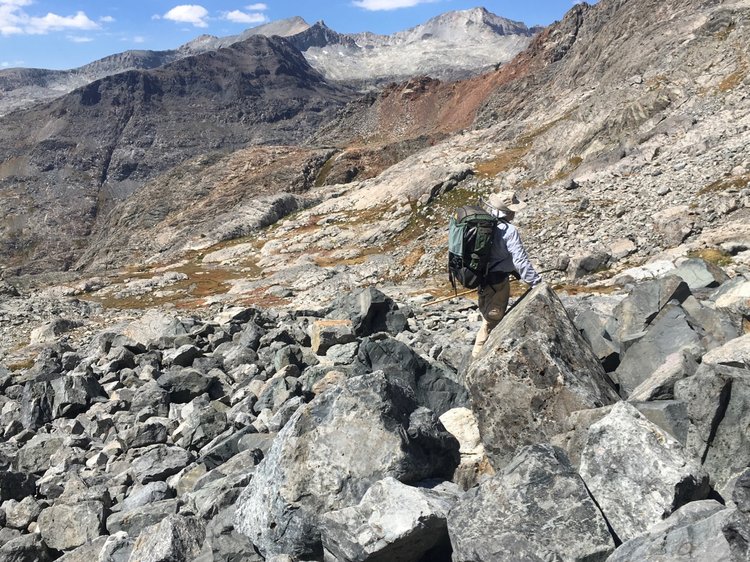 Our way down