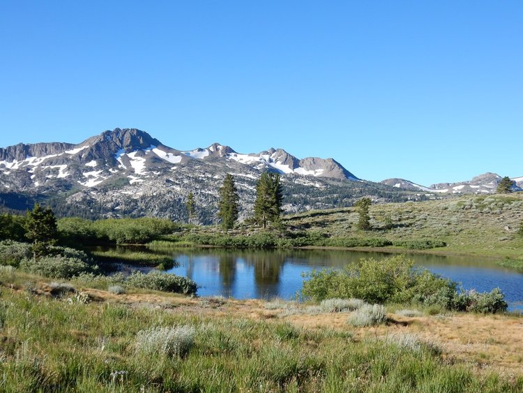 Approaching Carson Pass -- Round Top &amp; The Sisters