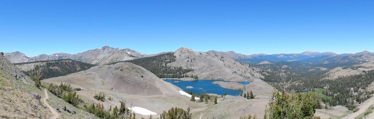 View north to Lost Lakes