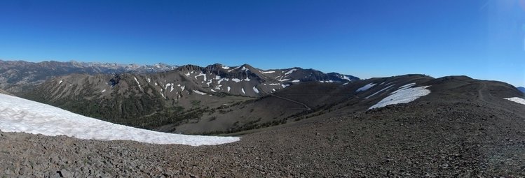Descending to Kennedy Canyon