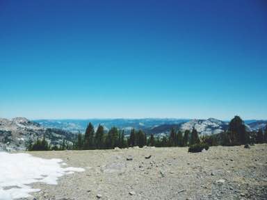 Great view from the top of Dick's Pass (~9400 ft I think?)