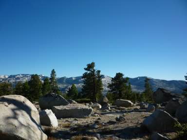 Snack break at a cool spot about 200 ft off the trail on the way to Lake Richardson.