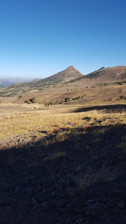 View of Stanislaus on the trail from St Mary's pass.