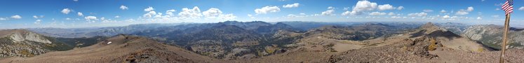 Panorama on top of Sonora Peak