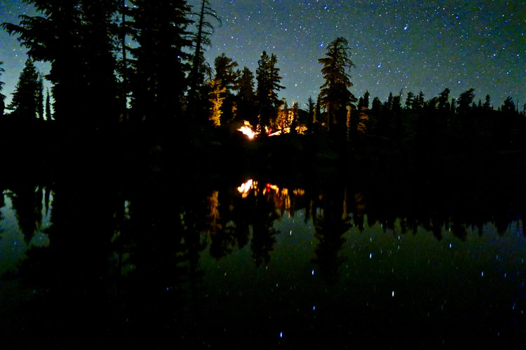 Camp at Granite Lake, Emigrant Wilderness