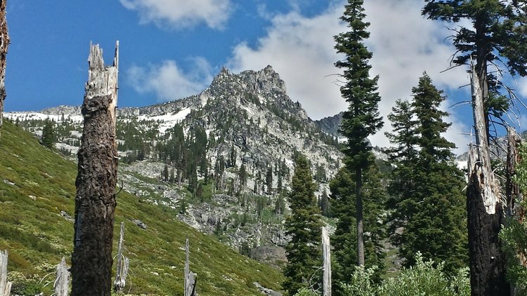 Wedding Cake from trail near Enos Camp