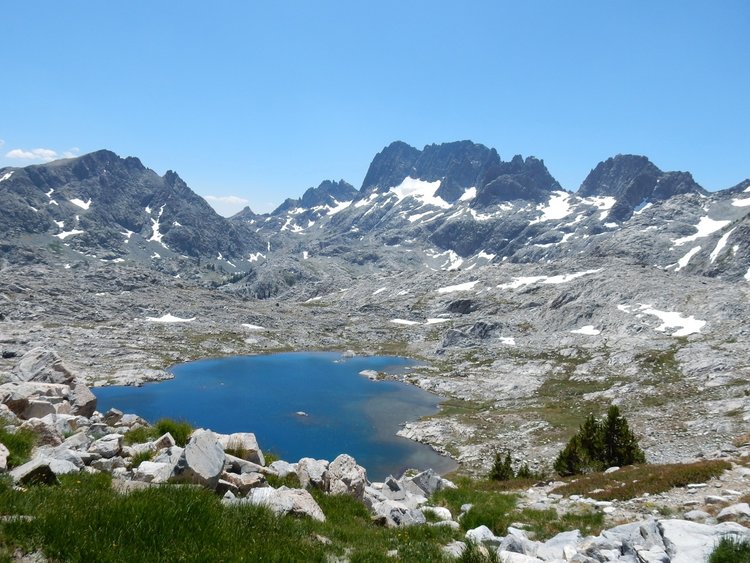 Nydiver Lake &amp; Volcanic Ridge from Whitebark Pass