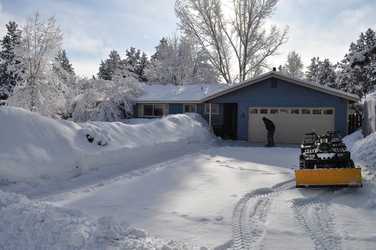 Looking back toward house.