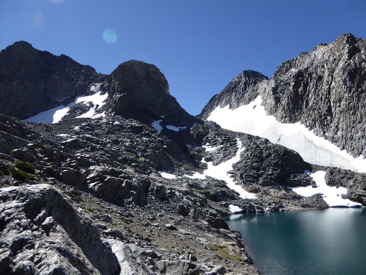 Lake Catherine Banner / Ritter and rib to glacier
