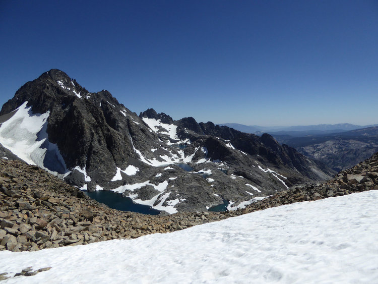 Ritter and Ritter lakes on way to Davis